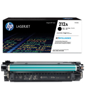 Buy HP 212A Black Original LaserJet Toner Cartridge W2120A for HP Color LaserJet Enterprise M554, M555, Color LaserJet Enterprise Flow MFP M578 Printers