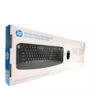 HP Wireless Keyboard and Mouse 300 in Black 3ML04AA