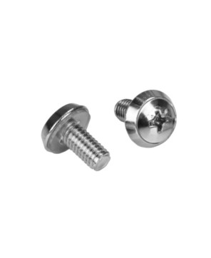 Buy Startech 100 Pack M6 Mounting Screws and Cage Nuts in Silver CABSCREWM62 for Server Rack and Cabinet 