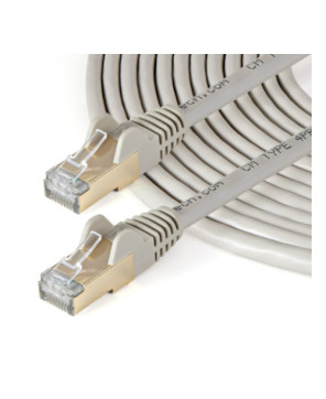 Buy StarTech 7.5m Cat6a Patch Cable Shielded Snagless Connector 6ASPAT750CMGR in Grey