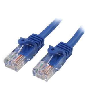 Buy StarTech 5m Cat5e Patch Cable with Snagless RJ45 Connectors in Blue 45PAT5MBL for Network Device