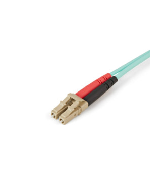 Buy Startech Aqua 2m 6 ft 100 Gb OM4 Duplex Multimode Fiber Patch Cable 450FBLCLC2