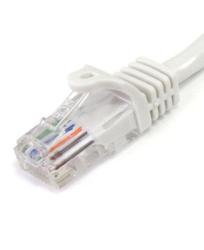 Buy StarTech 1m Cat5e Patch Cable with Snagless RJ45 Connectors in White 45PAT1MWH for Network Device