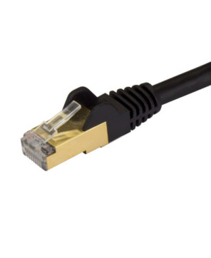 Buy StarTech 14ft CAT6a Ethernet Cable in Black C6ASPAT14BK for Desktop Computer