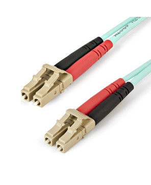 Buy StarTech 450FBLCLC5 5M OM4 Duplex Multimode Fiber Optic Cable in Aqua