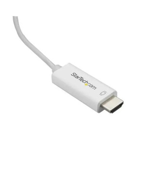 Buy Startech 1m 4K USB-C Thunderbolt3 to HDMI Adapter Cable in White CDP2HD1MWNL for Audio/Video Device