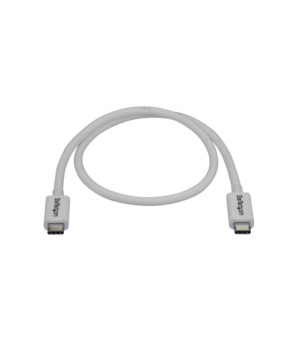 Buy StarTech 0.5m Thunderbolt 3 Cable 40Gbps TBLT34MM50CW in White