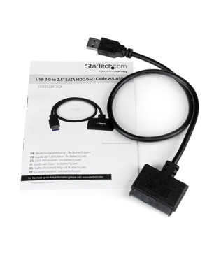 Buy StarTech SATA to USB Cable with UASP USB3S2SAT3CB for Notebook