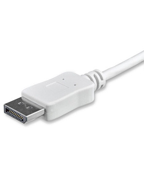 Buy StarTech 3.3 ft. USB-C to DisplayPort Cable CDP2DPMM1MW in White - 4K 60Hz