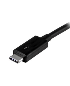 Buy Startech 3.3ft 1m 20Gbps Black Thunderbolt 3 USB-C to USB-C Charger Cord with 100W Power Delivery Cable TBLT3MM1M