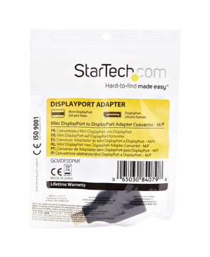 Buy StarTech Mini DisplayPort to DisplayPort Adapter Converter GCMDP2DPMF - Male to Female