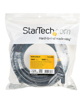 Buy StarTech 50ft Male to Male HDMI 2.0 Cable HD2MM15MA - 4K