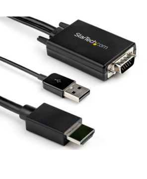 Buy Startech 2m VGA to HDMI Converter Cable with USB Audio Support & Power VGA2HDMM2M