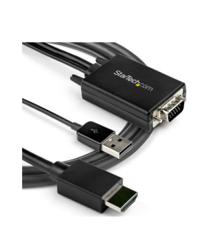 Buy StarTech 3m VGA to HDMI Adapter Cable with USB Audio Support & Power VGA2HDMM3M