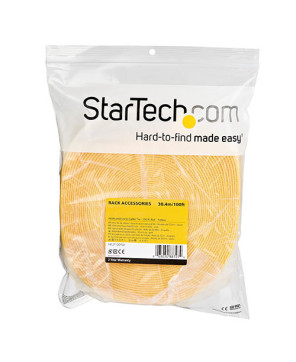 Buy StarTech 100ft Hook and Loop Roll HKLP100YW in Yellow