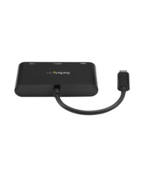 Buy StarTech USB-C to VGA Multifunction Adapter with Power Delivery and USB-A Port CDP2VGAUACP