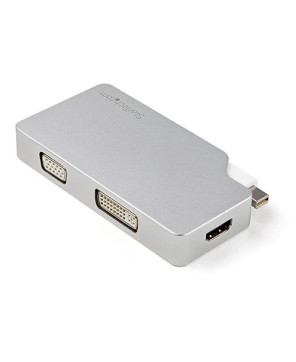 Buy StarTech 3-in-1 Mini DisplayPort to VGA, DVI or HDM Travel A/V Adapter MDPVGDVHD4K