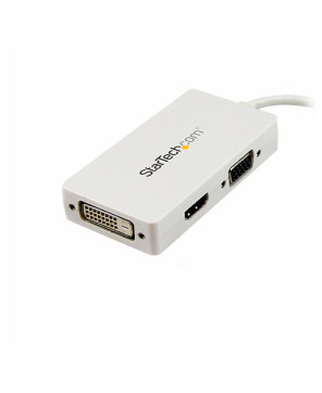 Buy StarTech 3-in-1 Mini DisplayPort to VGA DVI or HDMI Converter MDP2VGDVHDW in White