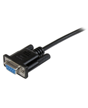 Buy StarTech 1m Black DB9 RS232 Serial Null Modem Cable SCNM9FF1MBK Female to Female