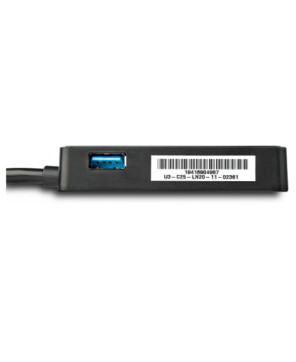 Buy StarTech USB 3.0 to Gigabit Ethernet Adapter NIC with USB Port USB31000SPTB in Black