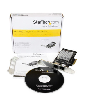 Buy StarTech Dual Port PCI Express Gigabit Ethernet Server Adapter Network Card ST2000SPEXI