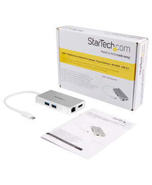 Buy StarTech 4K USB-C Adapter DKT30CHPDW with HDMI