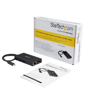 Buy StarTech 4K USB-C Laptop Docking Station DKT30CHPD with HDMI