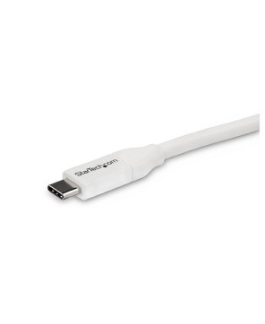 Buy StarTech 4m White USB-C to USB-C Cable with 5A PD USB2C5C4MW - Male to Male