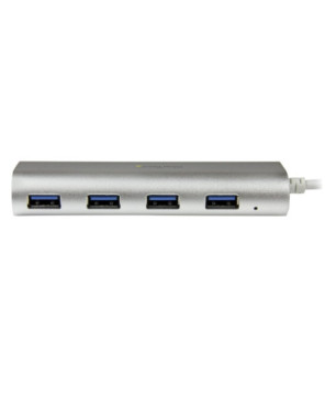 Buy Startech 4-Port Portable USB 3.0 Hub with Built-in Cable ST43004UA for MacBook, Laptop