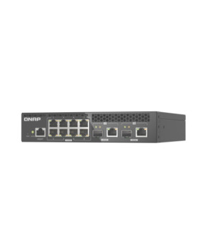 Buy QNAP 8-Port Web Managed Switch 10GbE SFP+/10GBASE-T(2) 2.5GbE (8) QSW-M2108R-2C