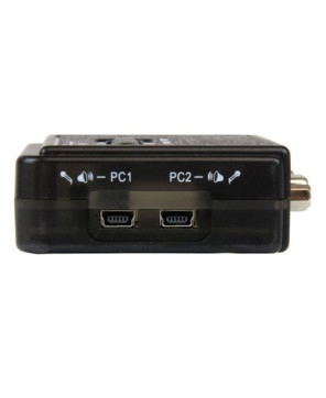 Buy Startech 2 Port Black USB KVM Switch Kit with Audio and Cables SV211KUSB