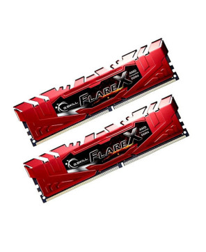 Buy G.Skill Flare X 32GB (2x16GB) DDR4-2400MHz CL15-15-15-39 1.20V RAM Module F4-2400C15D-32GFXR - Red