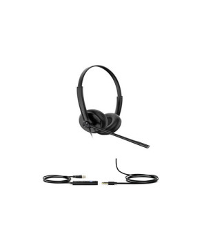 Yealink UH34 SE Teams Certified Wideband Noise-Cancelling Stereo Headset with USB and 3.5mm Jack TEAMS-UH34SE-D