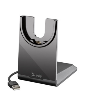 HP Poly/Plantronics Voyager Focus 2 USB-A Wired - Wireless MS Certified Stereo Headset with Stand 213727-02 / 77Y87AA