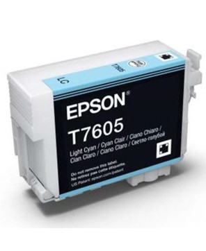 Buy Epson UltraChrome HD Light Cyan Ink Cartridge C13T760500 for SureColor SC-P600 Printer