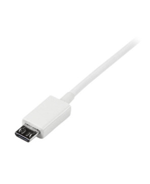 Buy Startech 1m White A to Micro B USB Cable Cord USBPAUB1MW