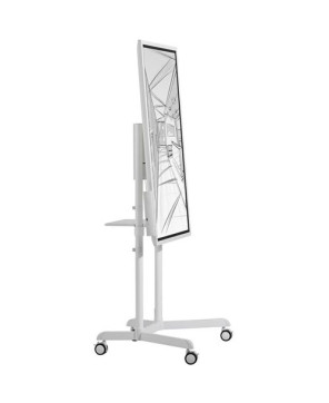 Buy Atdec White Mobile Cart with Display Rotation AD-TVC-70R-W for up to 70” Displays