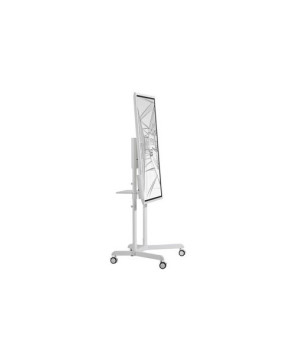 Buy Atdec White Mobile Cart with Display Rotation AD-TVC-70R-W for up to 70” Displays