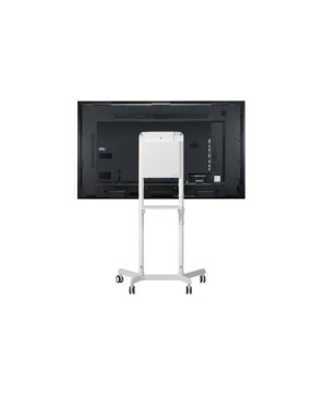 Buy Atdec White Mobile Cart with Display Rotation AD-TVC-70R-W for up to 70” Displays