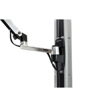 Buy Ergotron LX Wall Monitor Arm in Polished Aluminum 45-243-026