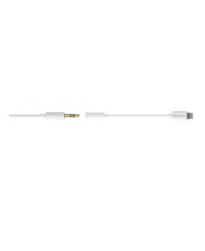 Buy Verbatim 10CM Lightning to 3.5mm Jack in White 66587 for Headphone, Audio Device