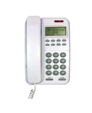 Aristel Pack of 12 CL110 Big Button Caller ID SLT Analogue Phone in White CL110BULK 