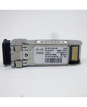 Cisco DS-SFP-FC8G-SW= 8 Gbps Fibre Channel SW SFP+ LC Spare Transceiver