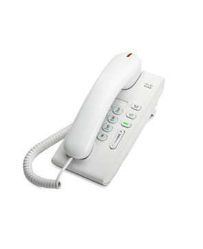 Cisco 6901 Slimline Handset Unified IP Phone in White CP-6901-WL-K9-RF