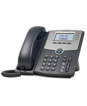 Cisco SPA504G-RF 4 Line IP Phone in Gray w/ Display PoE 2-Port