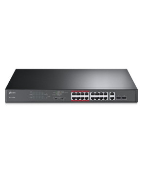 TP-Link 16-Port 10/100Mbps + 2-Port Gigabit Unmanaged PoE Switch TL-SL1218MP