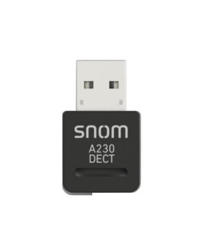 Snom SNOM-A230 USB DECT Dongle 00004386 for Snom D7XX and D3XX Series Desk Phones