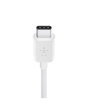 Belkin 1M USB-C to USB-C Cable Boost Charge in White CAB003BT1MWH for Android and Windows Smartphones and Tablets