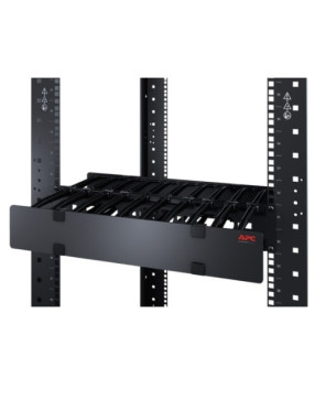 APC Rack Cable Management Panel with cover AR8612 for AR3100, AR3150, SMC1000I-2UC, SMC1500I-2UC, SMC1500IC, and SRT1000RMXLI