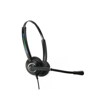 Bundle TTS 612D Stereo Noise-Cancelling QD Headset with TTS-USB002 P-QD to USB Bottom Lead